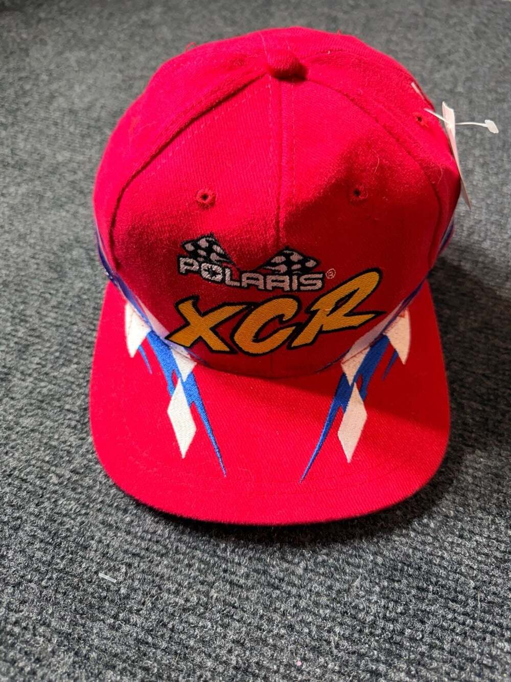 Never worn Vintage Styled Polaris XCR Snapback Hat embroidered.